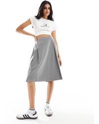 ASOS - – eleganter midi-faltenrock - Lyst