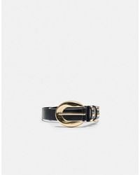 Stradivarius - Ceinture à plaque cloutée e - Lyst