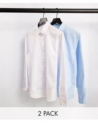 Jack & Jones - Essentials 2 Pack Smart Shirt - Lyst