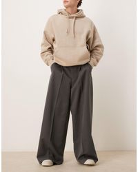 ASOS - Smart Extreme Wide Leg Pants With Front Pleats - Lyst