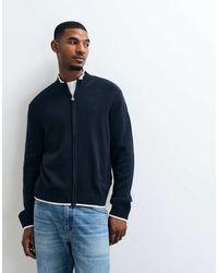 Jack & Jones - Zip Through Knit Cardigan - Lyst