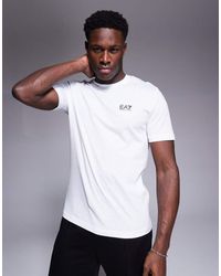 EA7 - Armani Crew Neck Logo T-Shirt - Lyst