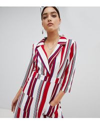 striped maxi shirt