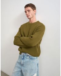 TOPMAN - Fisherman Rib Knitted Jumper - Lyst