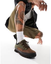 Timberland - – euro hiker – stiefel aus nubukleder - Lyst