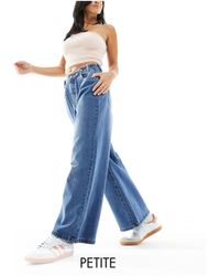 Noisy May - – mittele jeans mit weitem bein - Lyst