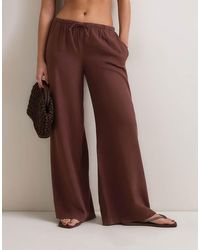 Tala - Resort Wide Leg Linen Trousers - Lyst