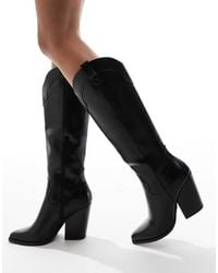 ASOS - Claudia - bottes montantes style santiags - Lyst