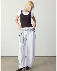 Stradivarius - Basic Slim Fit T-Shirt - Lyst