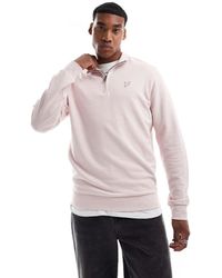 Lyle & Scott - Tonal Eagle Quarter Zip Sweat - Lyst