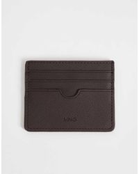 Mango - Faux Leather Card Holder - Lyst