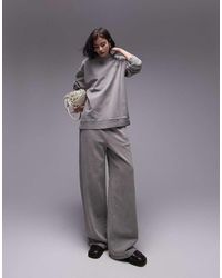 TOPSHOP - Community Co-Ord Graphic Straight Leg Jogger - Lyst