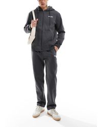 Sixth June - Joggers Grises De Pernera Recta Con Detalle Estampado De (Parte De Un Conjunto) - Lyst