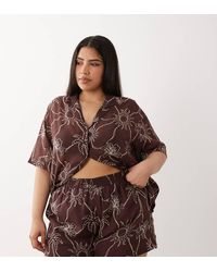 ASOS - Asos Design Curve Logan Beach Resort Short - Lyst
