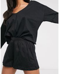 ASOS Mix & Match Jersey Pyjama Short - Black
