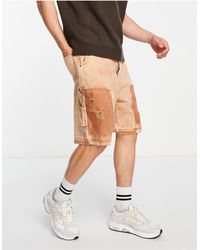 Jaded London - Pantalones cortos vaqueros color estilo carpintero - Lyst
