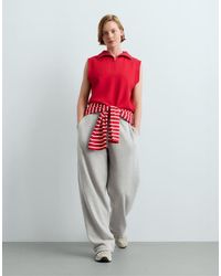 Oysho - Cotton Piqué Sleeveless Vest - Lyst