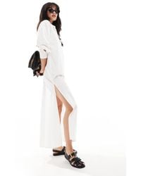 Vero Moda - Maxi Trapeze Shirt Dress - Lyst