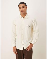 ASOS - Regular Fit Shirt With Chest Embroidery - Lyst