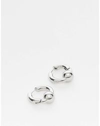 Reclaimed (vintage) - Unisex Hoop Earrings - Lyst