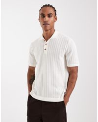 Only & Sons - Opengebreide Polo - Lyst