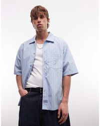 Dickies - Venedocia Short Sleeve Striped Shirt - Lyst