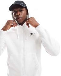 Nike - Club Full Zip Fleece Hoodie - Lyst