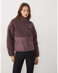 PUMA - Re:Fibre Fleece Relaxed Jacket - Lyst