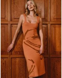 House Of Sunny - The Goldfish Hockney Midaxi Dress - Lyst