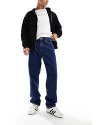 Calvin Klein - Jeans dritti stile anni '90 lavaggio scuro - Lyst