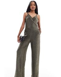 Vero Moda - Strappy Wide Leg Jumpsuit - Lyst