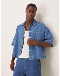 ASOS - Boxy Oversized Denim Shirt - Lyst