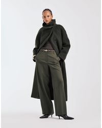 ARKET - Pure Wool Straight Leg Pants With Flat Front - Lyst