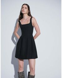 & Other Stories - Square Neck Mini Dress With Full Hem - Lyst