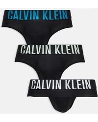Calvin Klein - Intense Power 3 Pack Microfibre Hip Briefs - Lyst