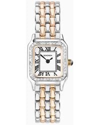 Sekonda - Monica 20Mm Analogue Watch With Two Tone Alloy Rectangular Case, Two Tone Alloy Bracelet And Dial - Lyst
