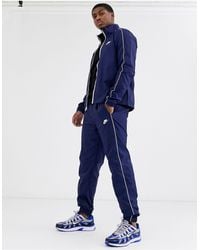 nike gingham tracksuit red