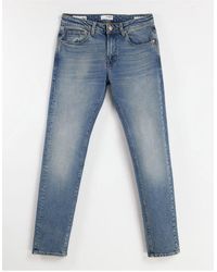 SELECTED - – schmal geschnittene jeans aus baumwollmix - Lyst