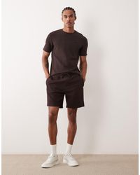 BOSS - Waffle Co-Ord Lounge Shorts - Lyst