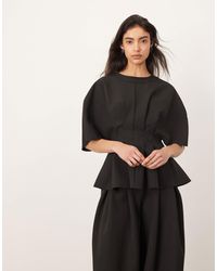 ARRANGE - Pleat Waist Short Sleeve Top Co-ord - Lyst