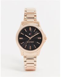 tommy hilfiger watches women's rose gold