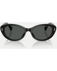 Ralph - Oval Sunglasses With Lens - Lyst
