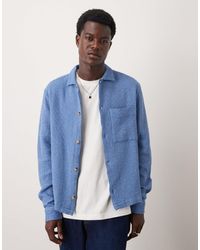 ASOS - Boxy Textured Overshirt - Lyst