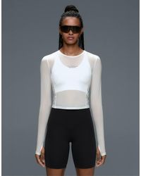 Oysho - Long-Sleeved Technical T-Shirt With Text - Lyst