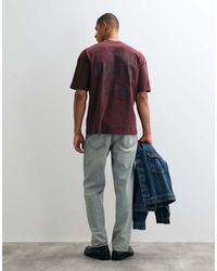 AllSaints - Orlando Short Sleeve Graphic Logo T-shirt With Back Print - Lyst
