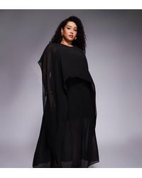 Forever New - Cape Sheer Overlay Cami Maxi Dress - Lyst