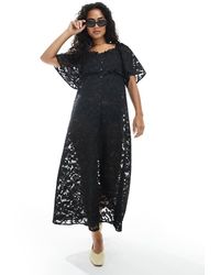 Object - Sheer Burnout Floral Boho Layering Dress - Lyst