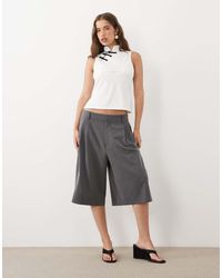 ASOS - Cap Sleeve Mandarin Top - Lyst