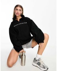 ASOS - Asos – weekend collective curve – oversize-sweatshirt aus teddyfell - Lyst
