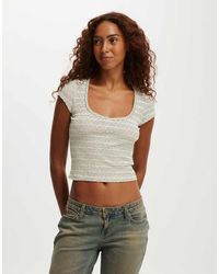 Cotton On - Hailey Textured Short Sleeve - Lyst